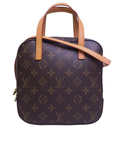 Louis Vuitton Spontini, £715, Handbags, Brown, Canvas, Front view